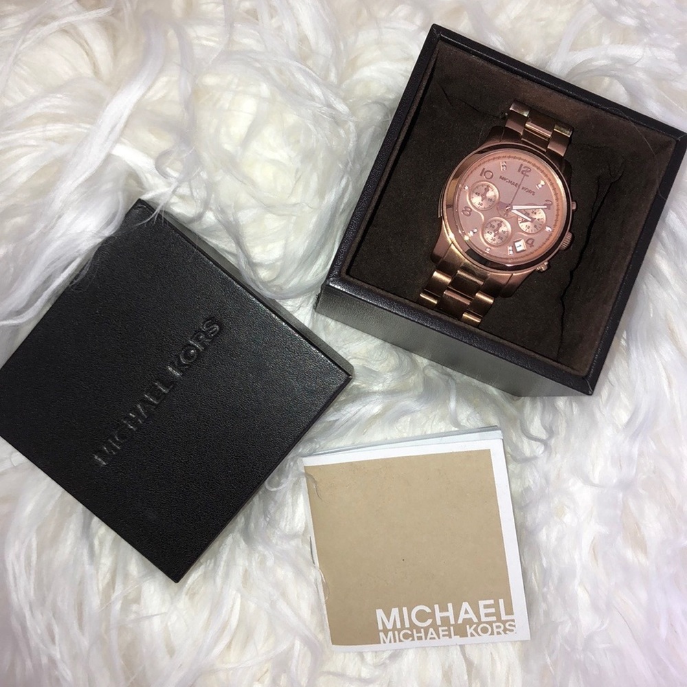 Michael Kors Authentic Rose Gold Watch